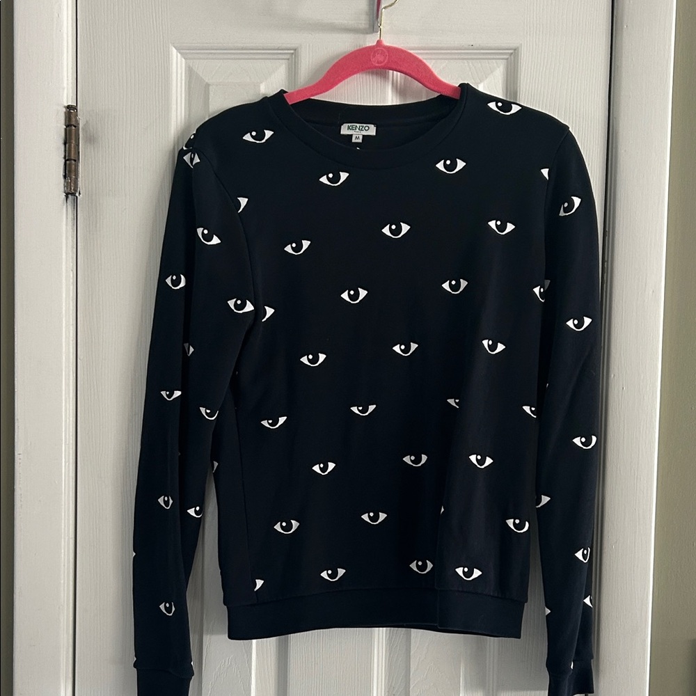 KENZO PARIS  SWEATSHIRT EYE PRNT SIZE M